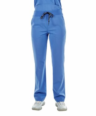 alamat women regular fit ceil blue scrub pant 003 1