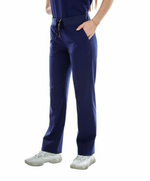 alamat women regular fit navy blue scrub pant 003 3