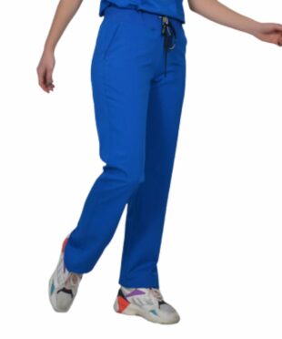 alamat women regular fit royal blue scrub pant 003 1